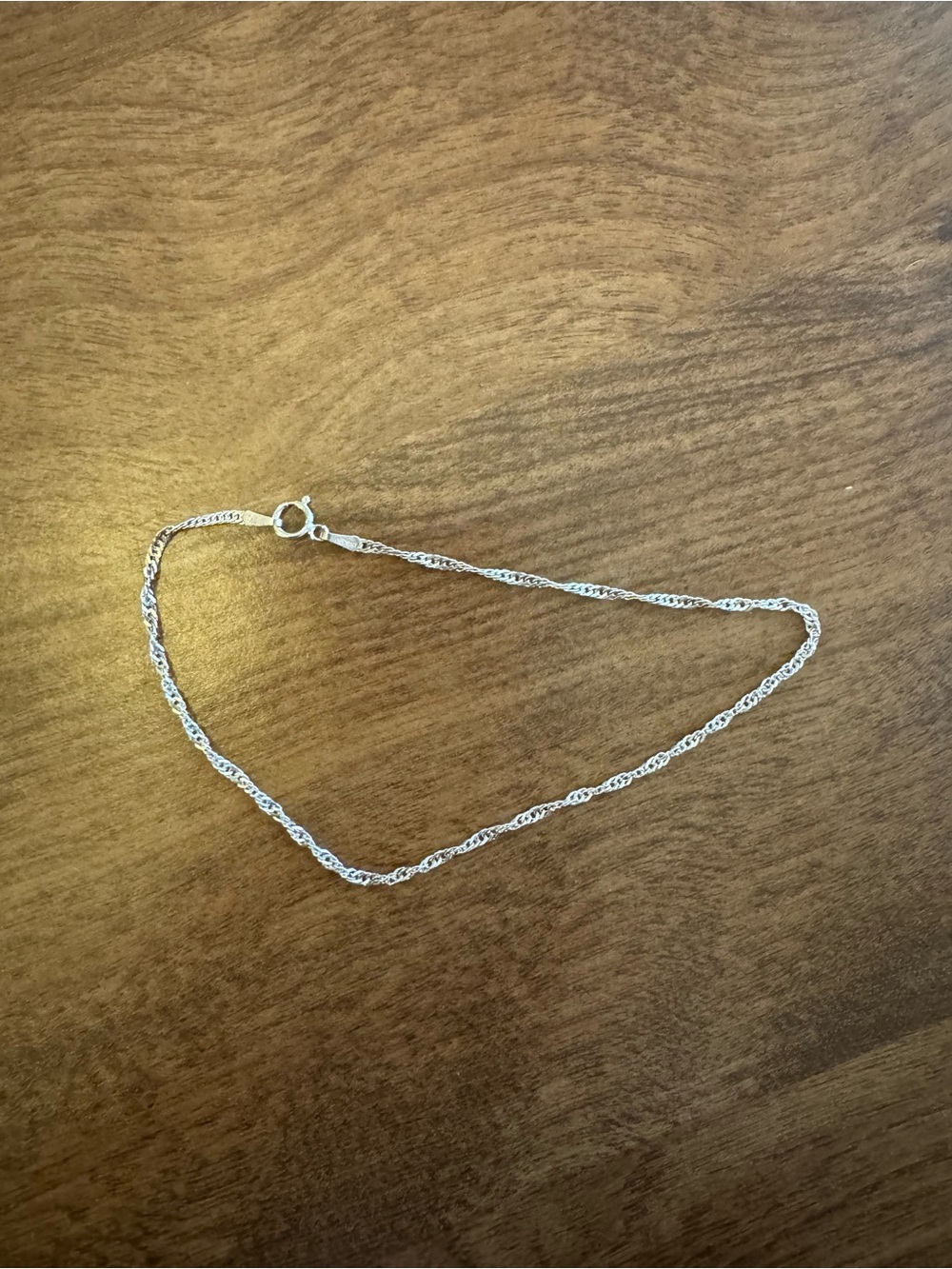 Sterling silver Anklet